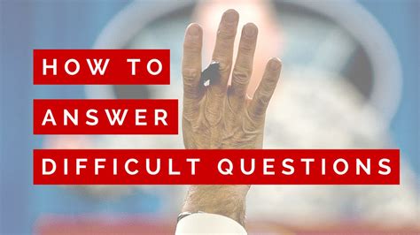 how to approach a hard test question|difficult questions and answers.